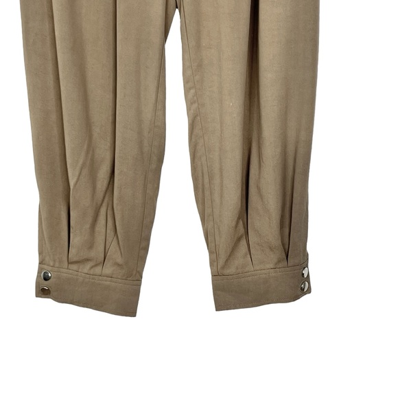 Zara Tapered Pleated Trouser Pants - Picture 3 of 14